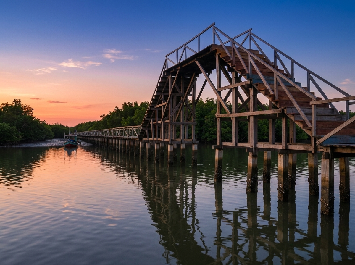 Wisata Mangrove Jembatan Cinta
